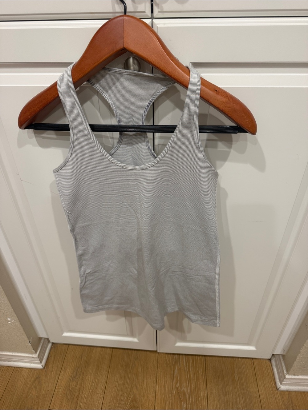 lululemon athletica Light Gray Racerback Tank